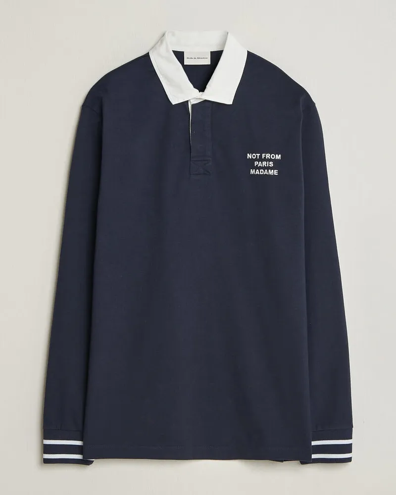 Drôle de Monsieur Slogan Rugger Navy Blau