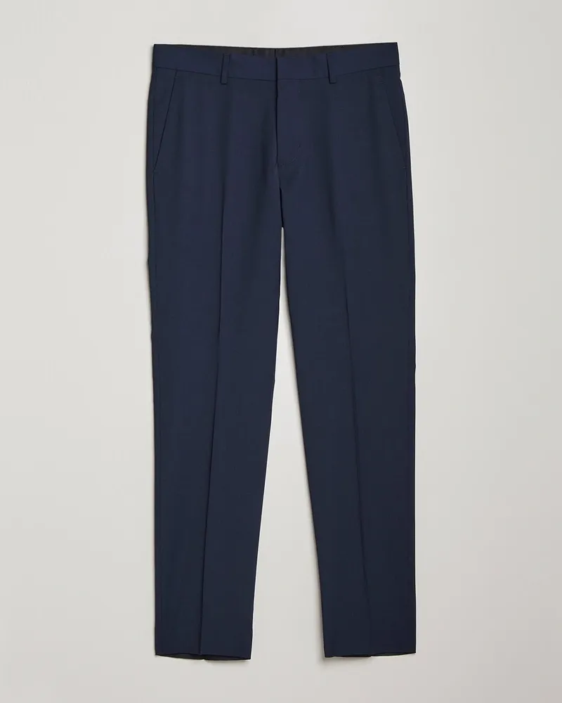 Tiger of Sweden Tenuta Wool Travel Suit Trousers Royal Blue Blau
