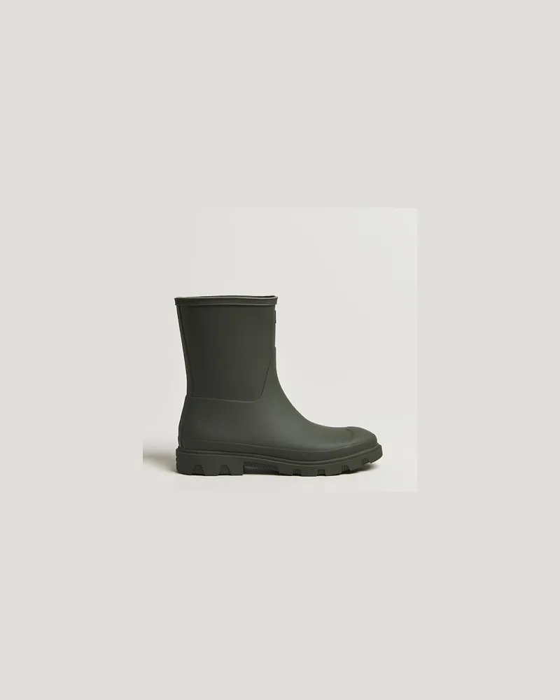 Hunter Downpour Short Boot Dark Olive Grün