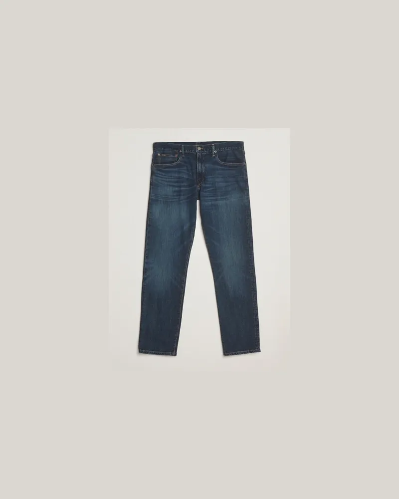 Ralph Lauren Hampton Rockford Stretch Straight Jeans Mid Blue Blau