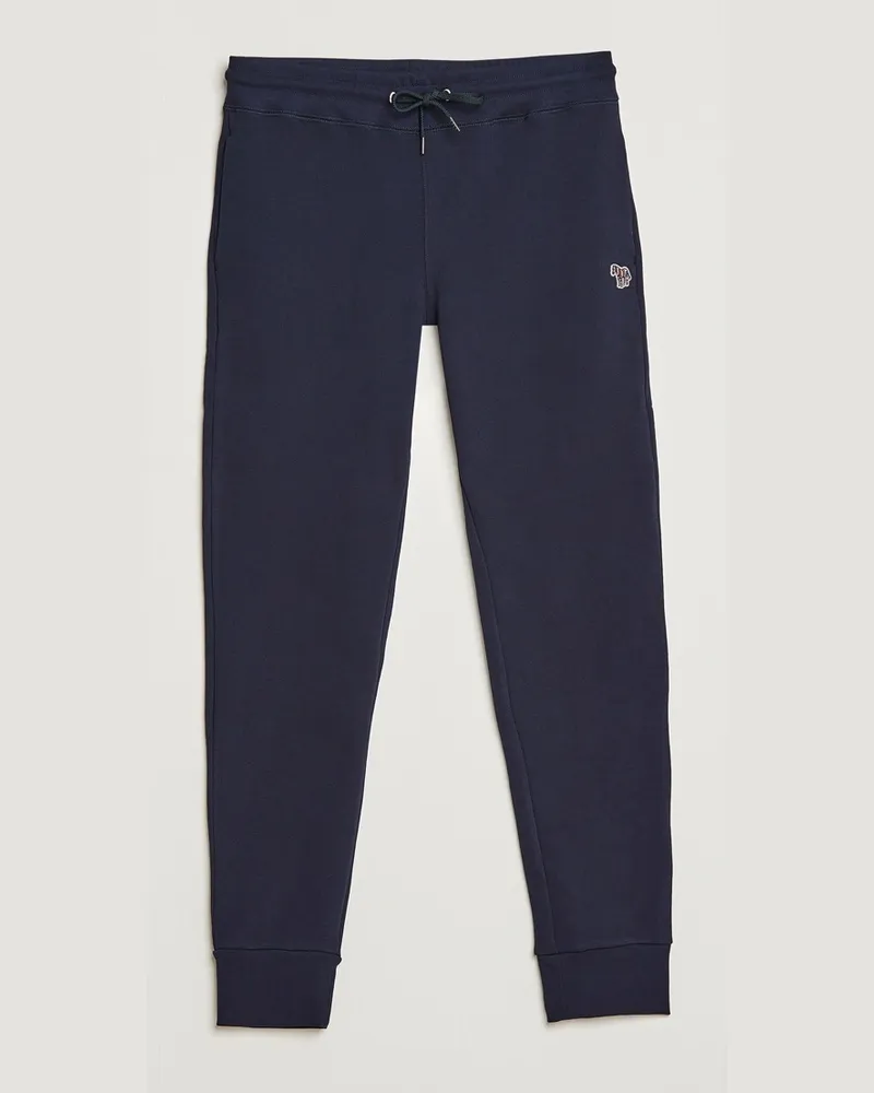 Paul Smith Zebra Organic Cotton Sweatpants Navy Blau