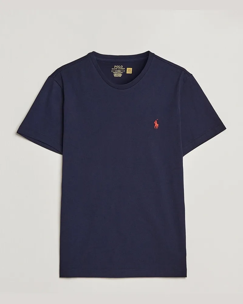 Ralph Lauren Custom Slim Fit Tee Ink Blau