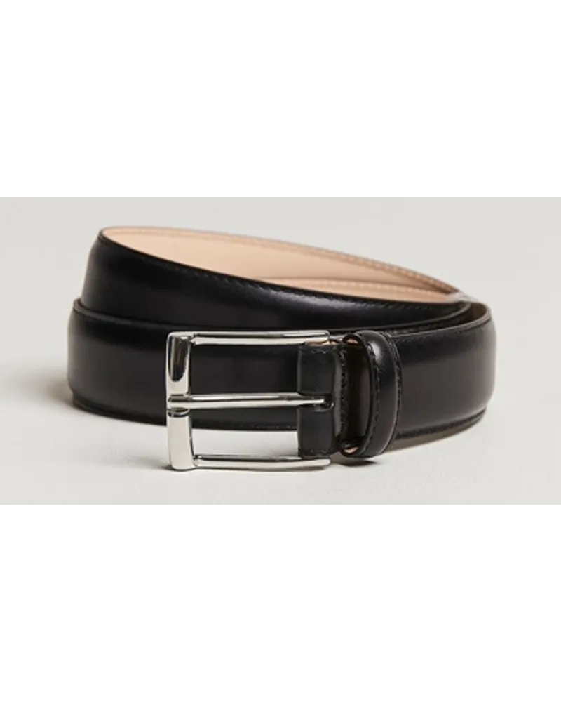 Crockett & Jones Belt 3,2 cm Black Calf Schwarz