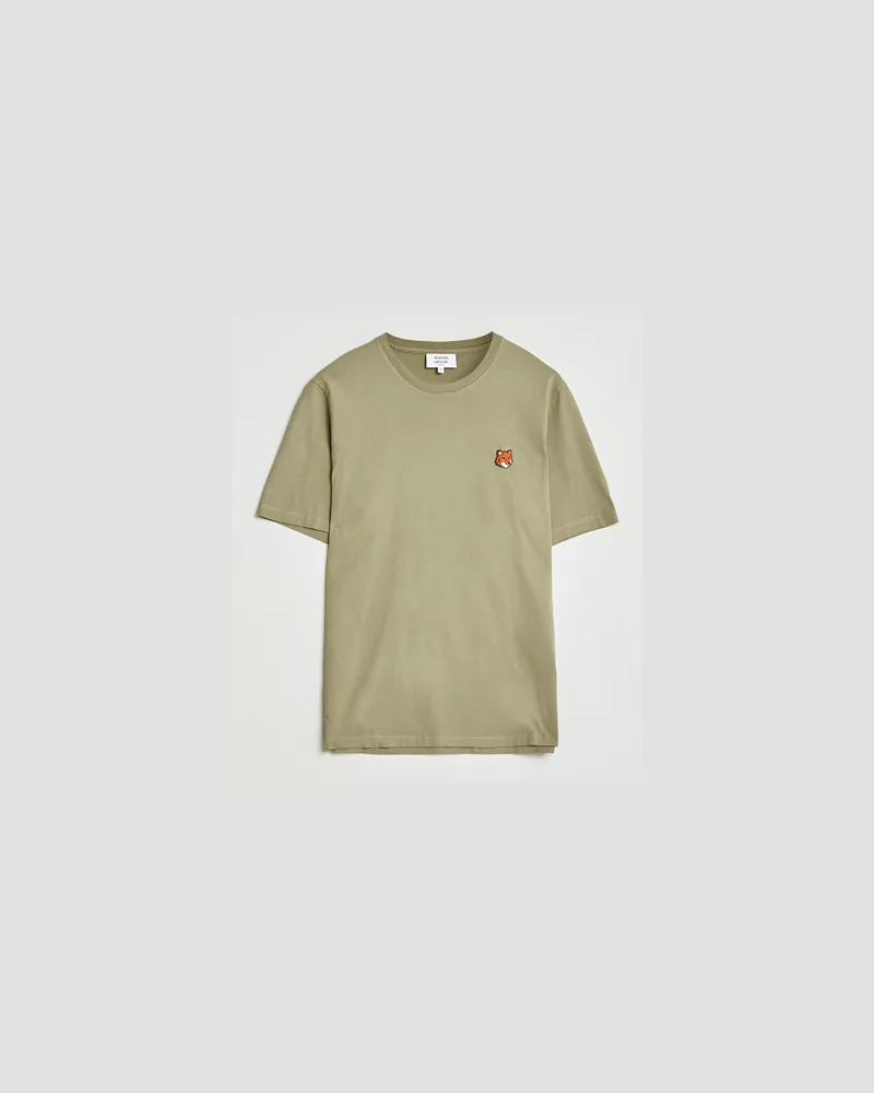 Kitsuné Fox Head T-Shirt Laurel Green Grün