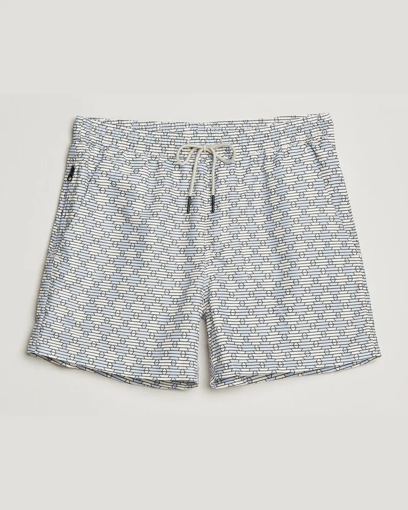 OAS Printed Swimshorts Forti Blau