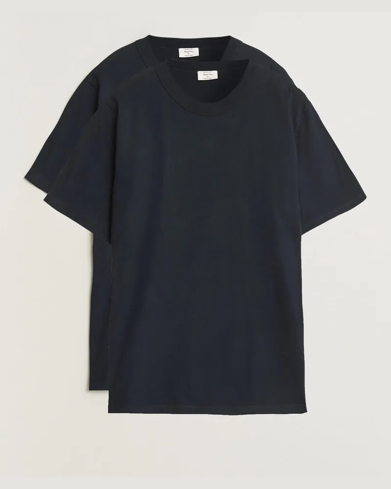 Armor-Lux 2-Pack Heritage Callac T-Shirt Rich Navy Blau