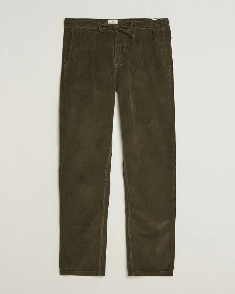 Morris Fenix Cord Trousers Olive Grün