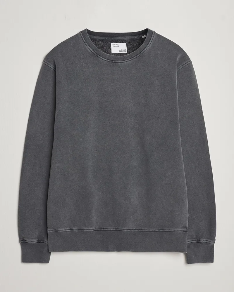 COLORFUL STANDARD Classic Organic Crew Neck Sweat Faded Black Grau