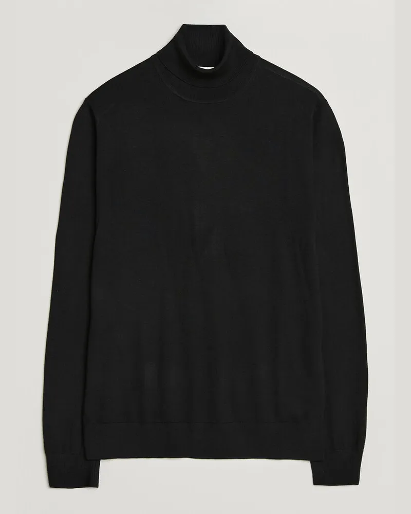 Tiger of Sweden Nevile Extra Fine Merino Polo Black Schwarz