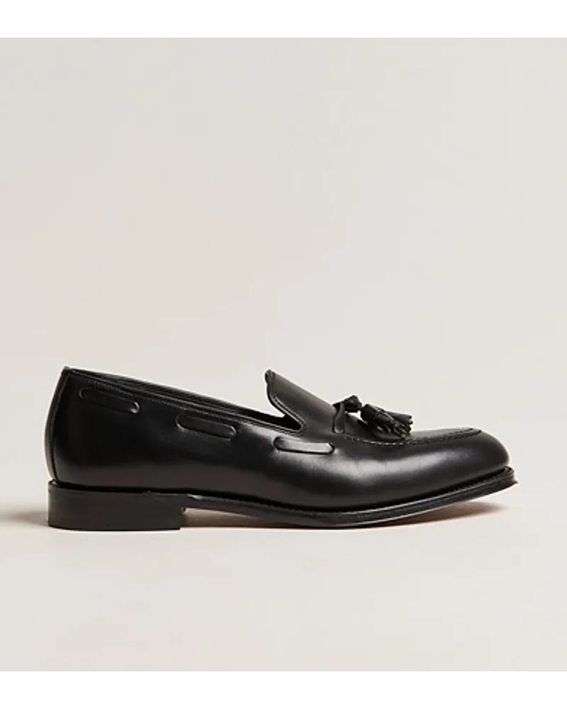 Loake 1880 Russell Tassel Loafer Black Calf Schwarz