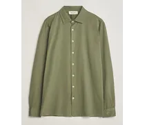 Washed Baumwoll Jersey Shirt Green