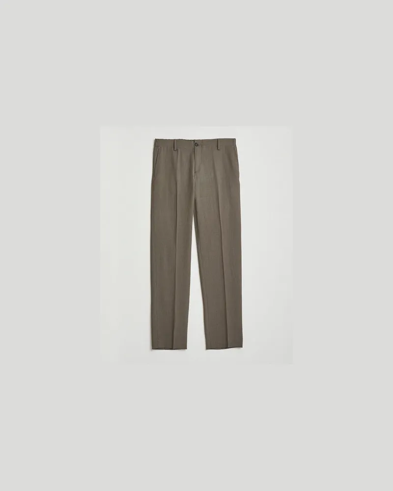 Filippa K Troy Tailored Drawstring Trousers Driftwood Braun