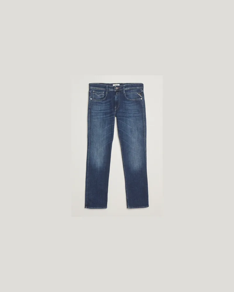 Replay Anbass 5 Years Wash Jeans Dark Blue Blau