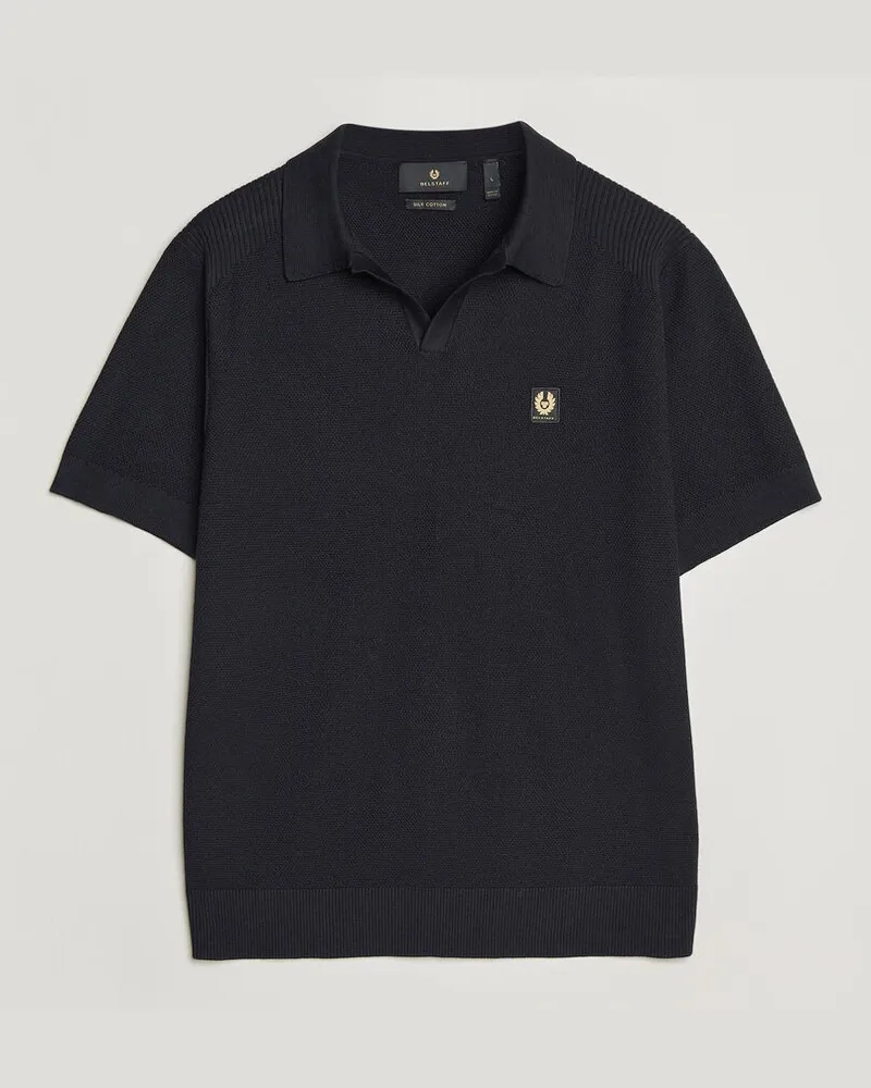 Belstaff Coast Knitted Polo Dark Ink Blau