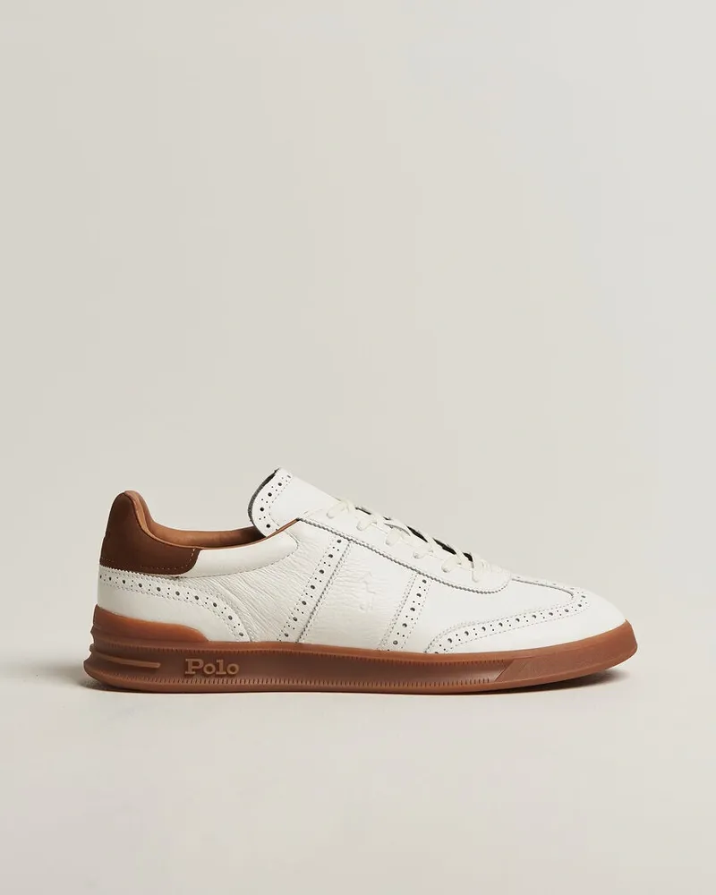 Ralph Lauren Heritage Aera Sneakers Deckwash White Weiß