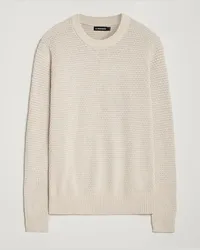 J.Lindeberg Oliver Structure Baumwoll Sweater Moonbeam Beige