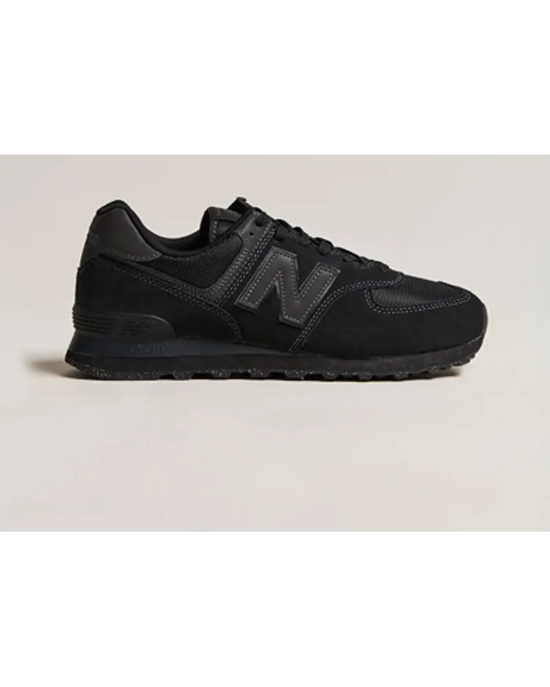 New Balance 574 Sneakers Full Black Schwarz