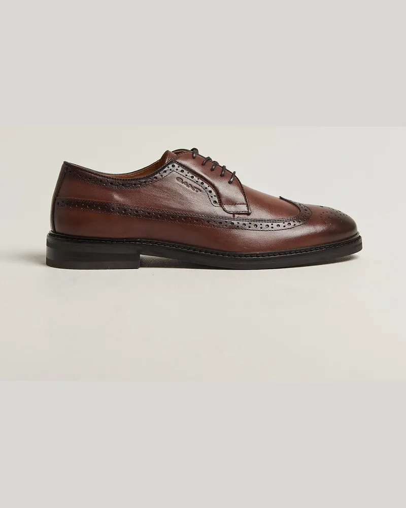 Gant Bidford Leather Brogues Cognac Braun