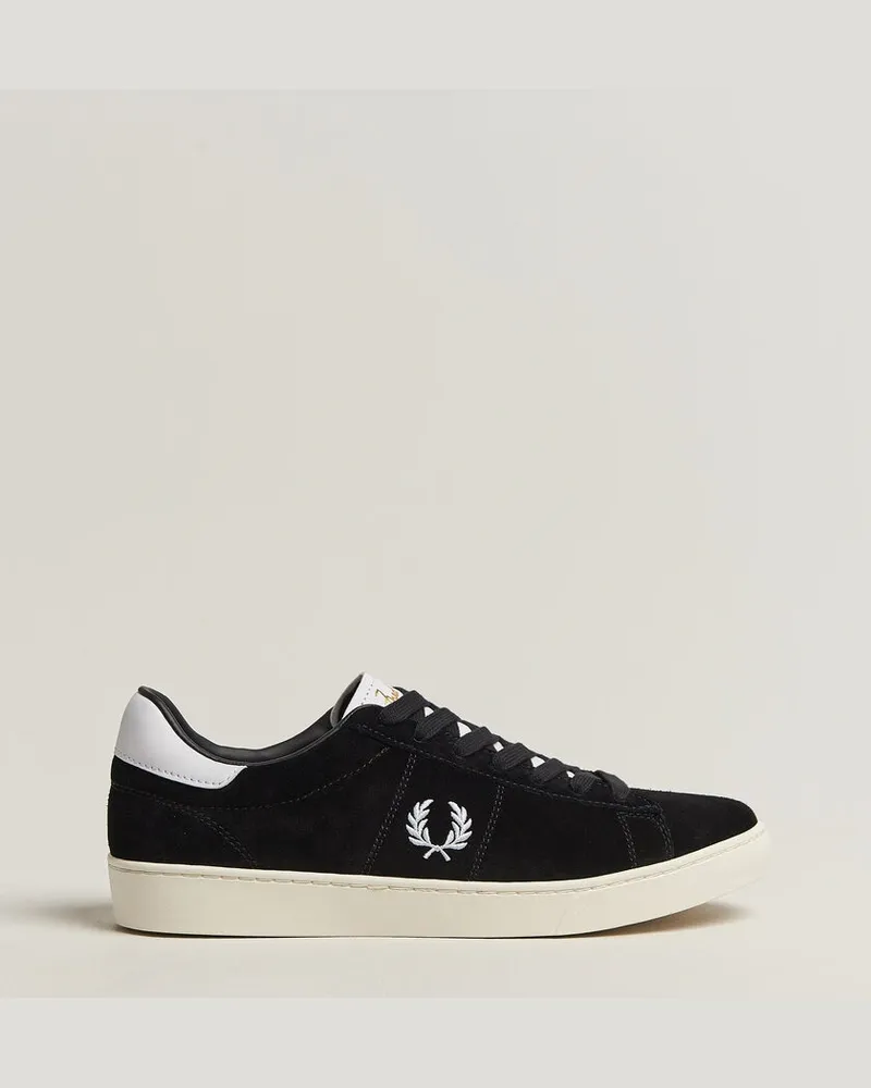 Fred Perry Spencer Suede Sneaker Black Schwarz