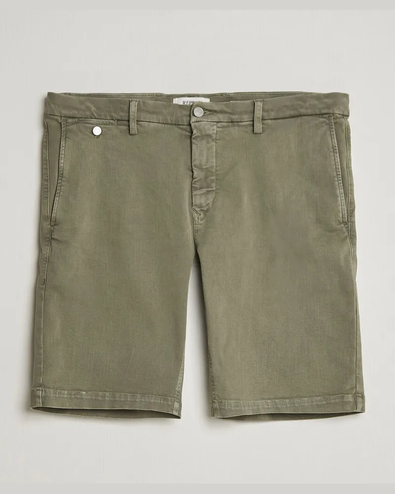 Replay Benni Hyperflex Shorts Military Green Grün