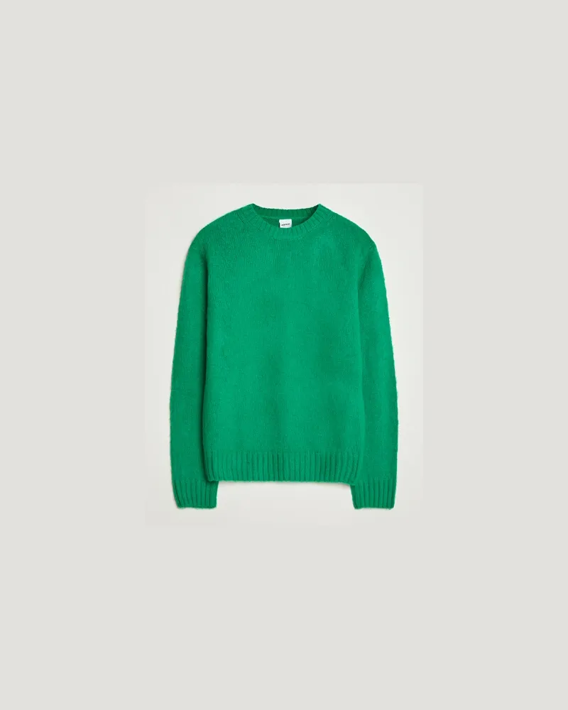 ASPESI Brushed Shetland Sweater Green Grün