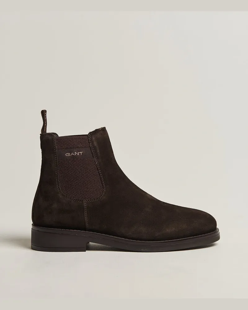 Gant Prepdale Suede Chelsea Boot Espresso Brown Braun