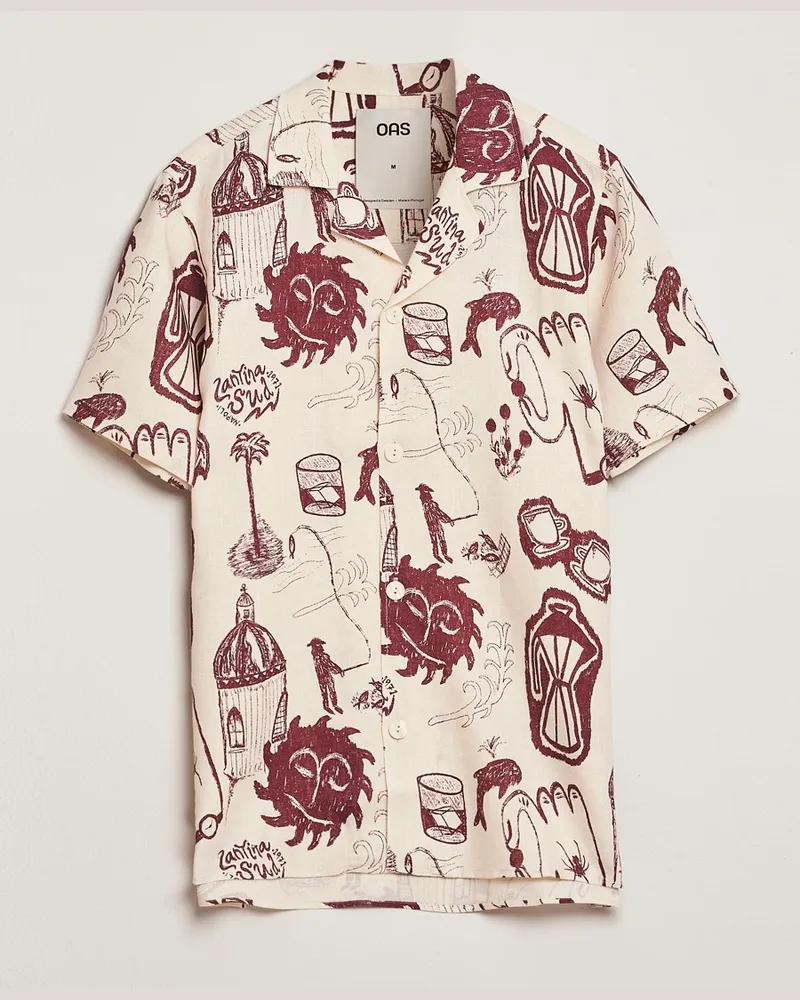 OAS Cuba Linen Shirt Cantina Beige