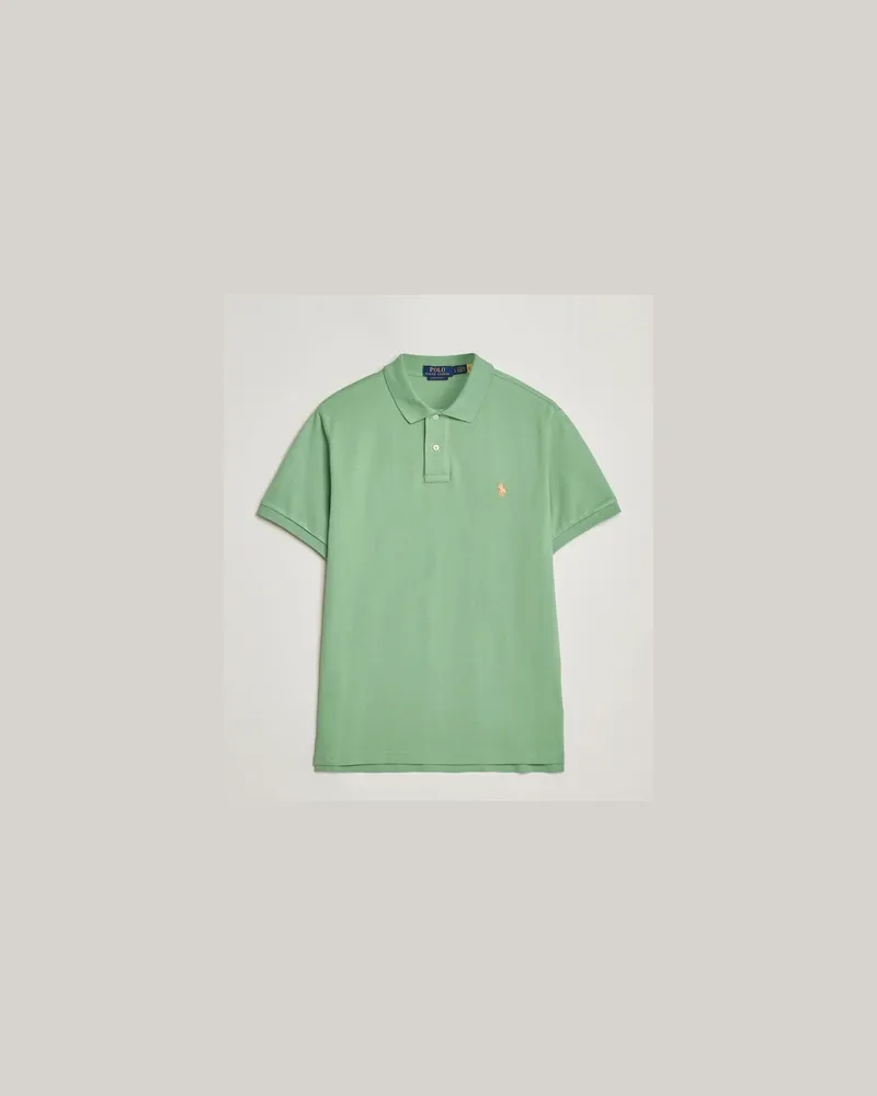 Ralph Lauren Polo Ralph Lauren Custom Slim Fit Polo Outback Green Grün