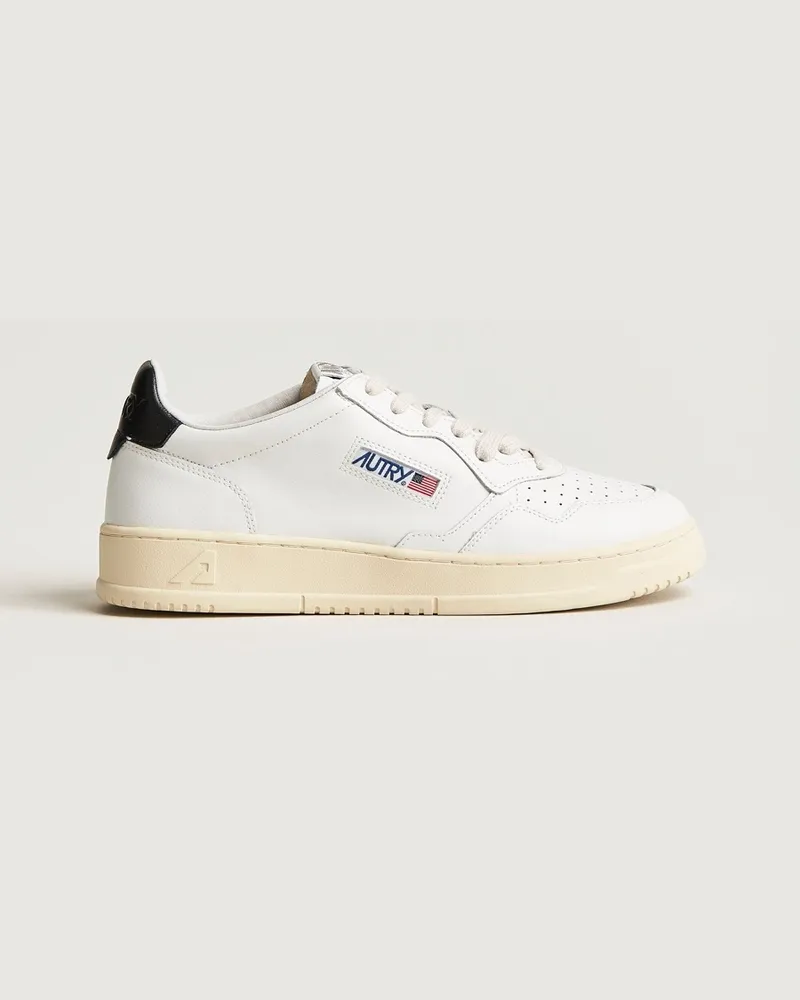 AUTRY Medalist Low Sneaker White/Black Weiß