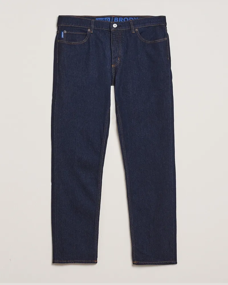 HUGO BOSS Brody Tapered Fit Jeans Dark Blue Blau