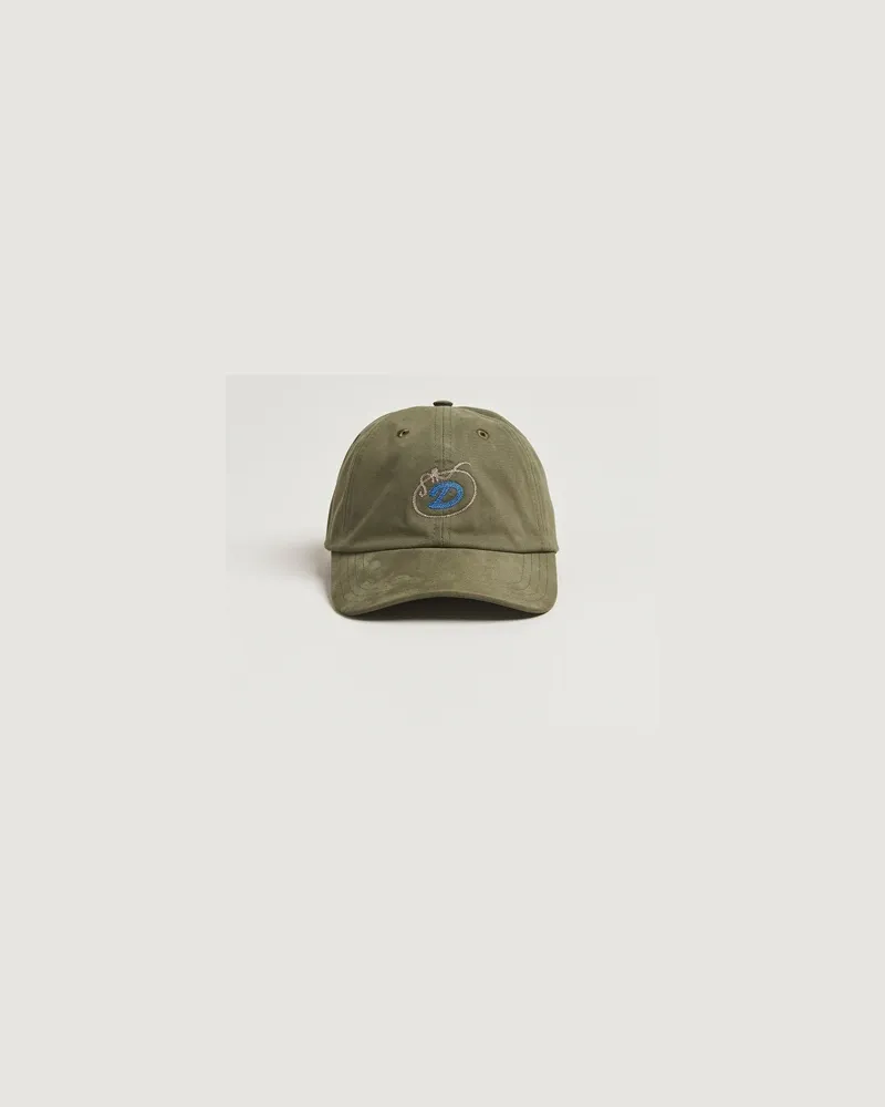 Drake's D Lasso Baseball Cap Khaki Grün