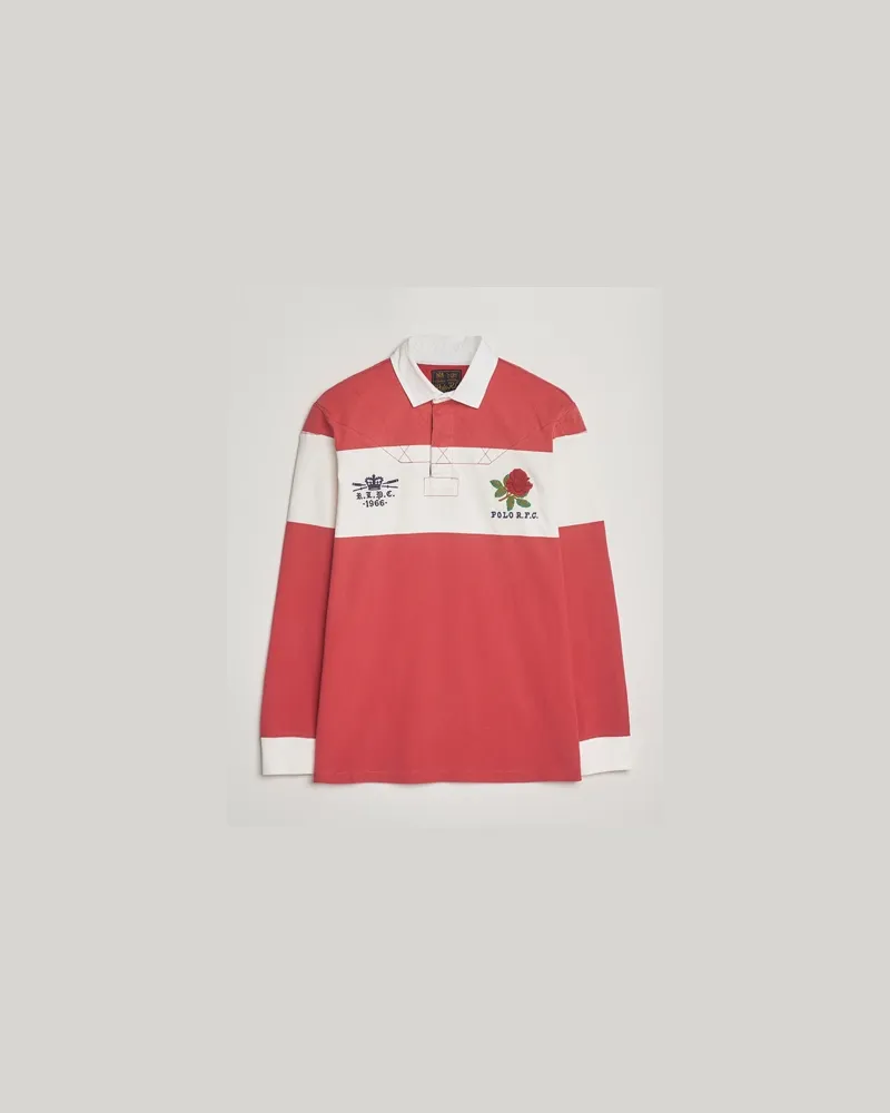 Ralph Lauren Sport Rugby Sweater Sunrise Red Rot