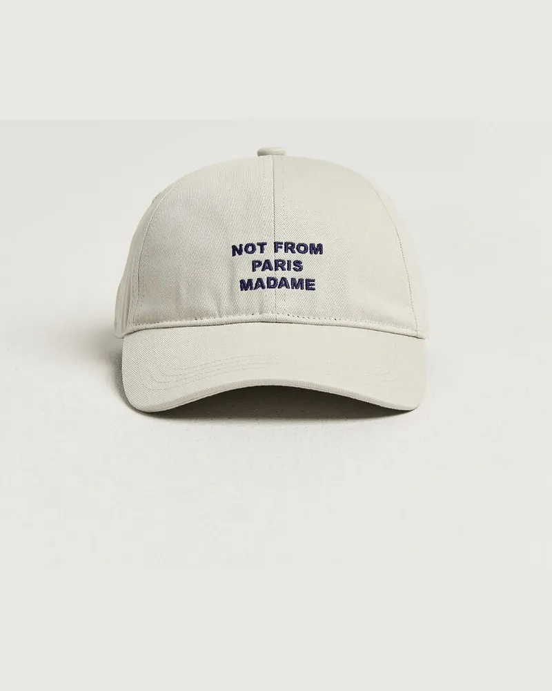 Drôle de Monsieur Slogan Baseball Cap Grey Grau