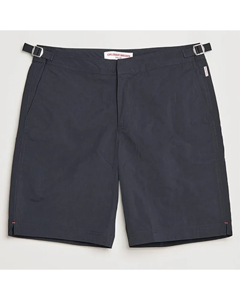 Orlebar Brown Dane III Long Leg Swim Shorts Black Schwarz