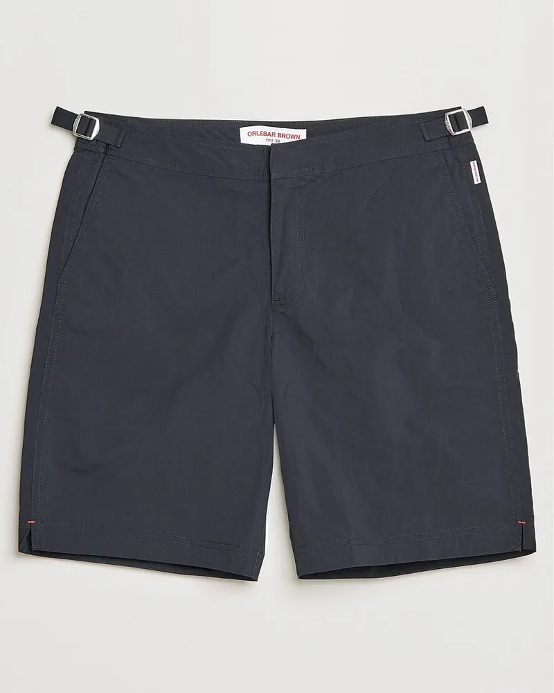 Orlebar Brown Dane III Long Leg Swim Shorts Black Schwarz