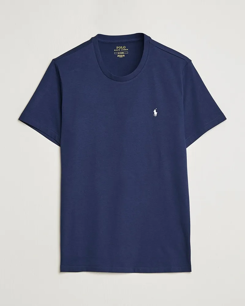 Ralph Lauren Liquid Cotton Crew Neck T-Shirt Cruise Navy Blau