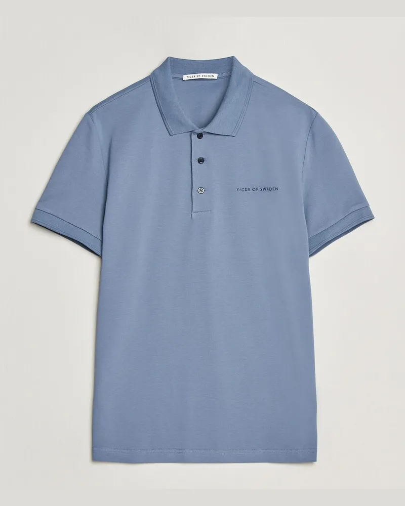 Tiger of Sweden Darios Polo Dull Blue Blau