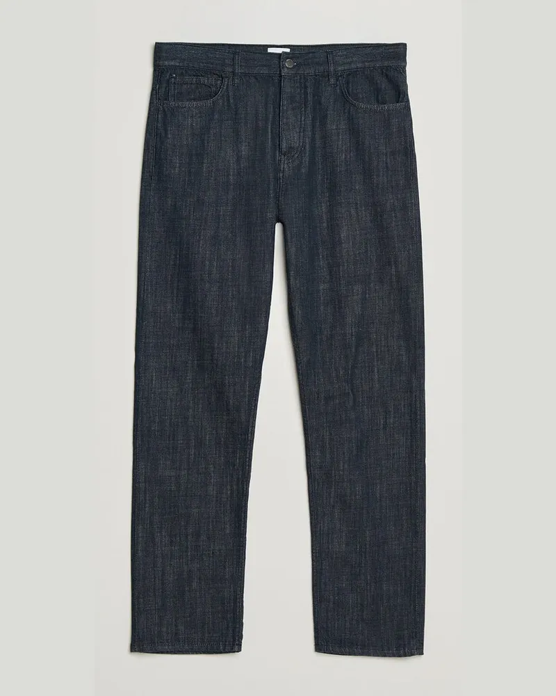 Sunspel Japanese Denim Jeans Blue Blau