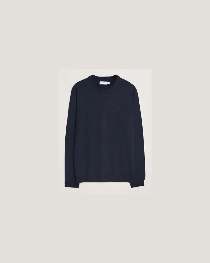 J.Lindeberg Keane Merino Crew Neck Navy Blau