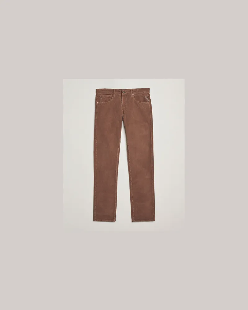 Replay Grover Corduroy 5-Pocket Pants Biscuit Brown Braun
