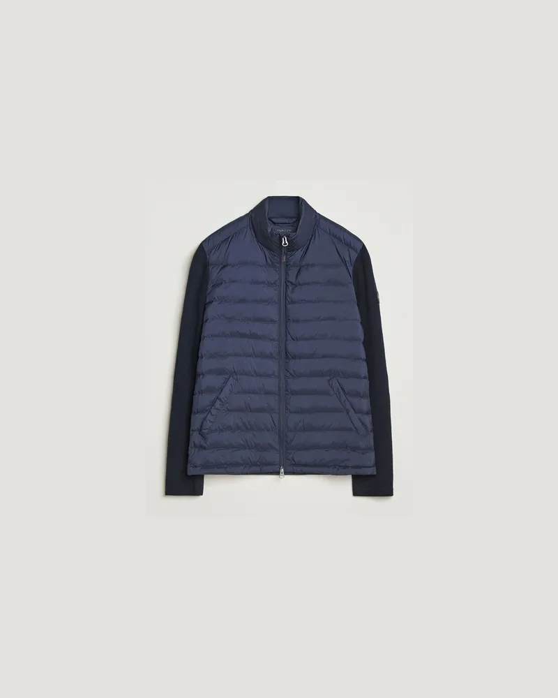 Gant Mixed Media Hybrid Jacket Evening Blue Blau