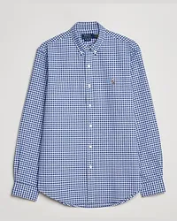 Ralph Lauren Slim Fit Shirt Oxford Blue/White Gingham Blau