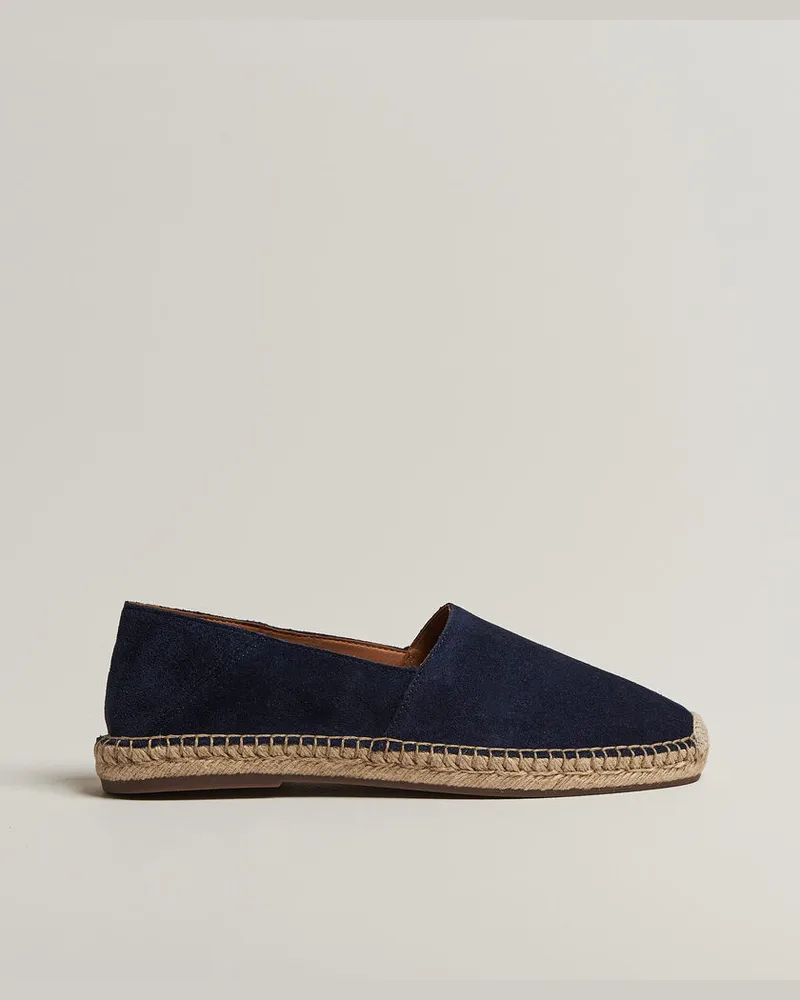 Ralph Lauren Cevio Suede Espadrilles Hunter Navy Blau