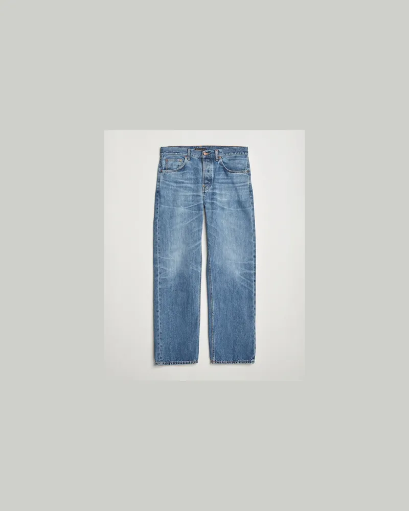 Nudie Jeans Tuff Tony Jeans Basement Tracks Blau