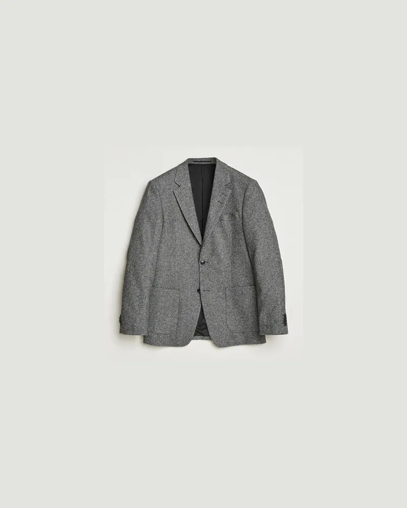 Tiger of Sweden Justin Brushed Wool Blazer Black Schwarz