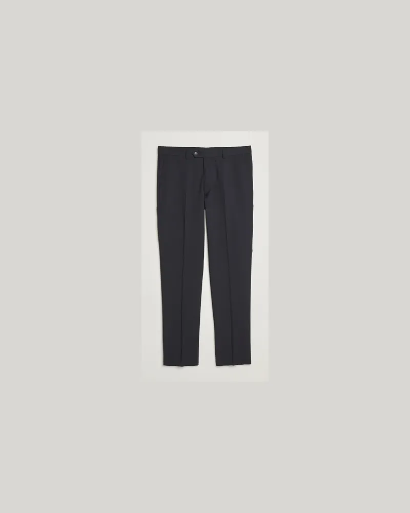 Oscar Jacobson Denz Wool Blend Trousers Black Schwarz