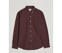 Classic Organic Oxford Button Down Shirt Oxblood Red