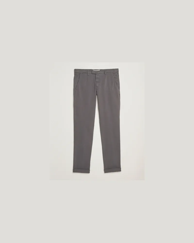 Briglia 1949 Slim Fit Cotton Stretch Chino Grey Grau