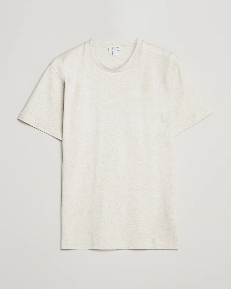 Sunspel Riviera Midweight T-Shirt Archive White Weiß