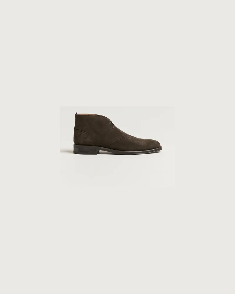 Paul Smith Wilbur Suede Chukka Boot Dark Brown Braun